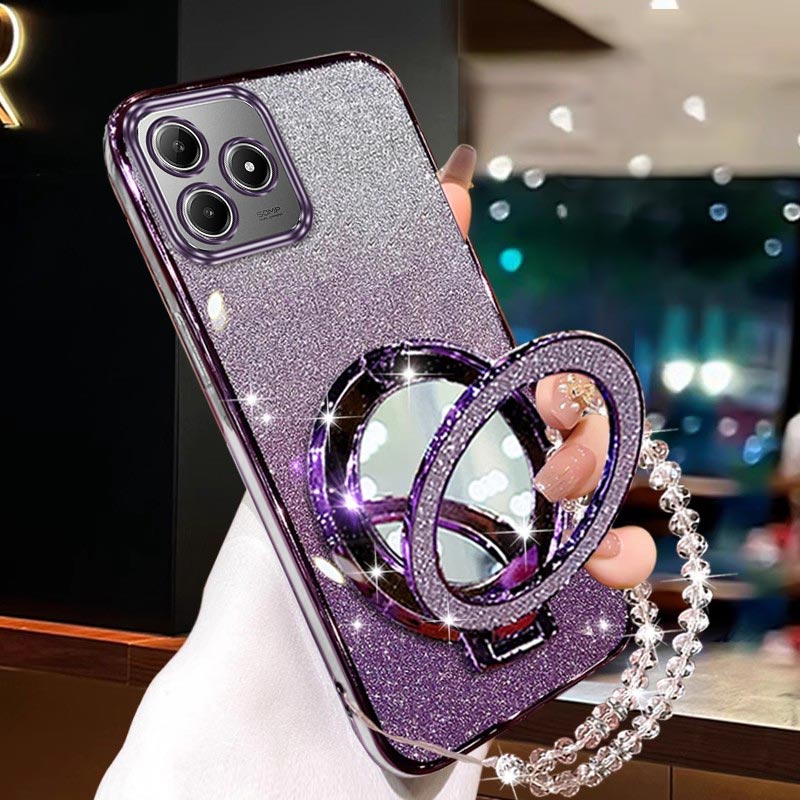 Realme C67 - C61 Plating stand lanyard Telefoon Case
