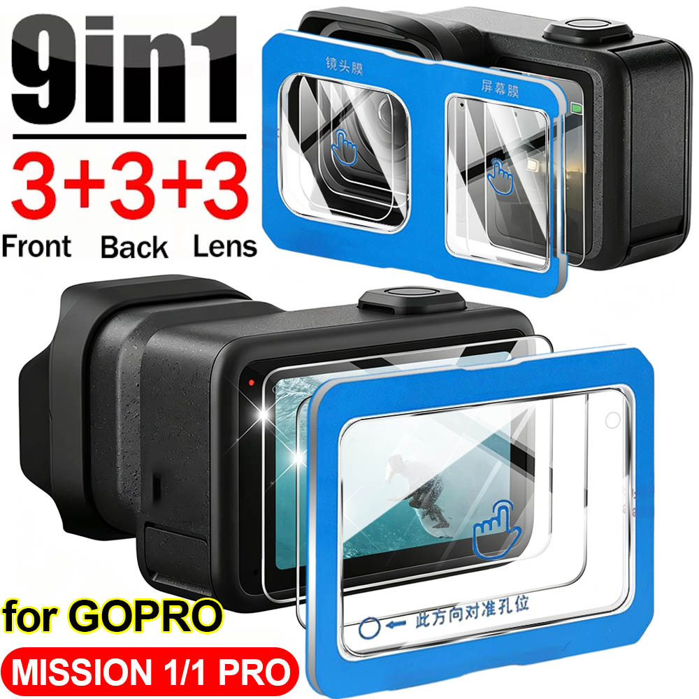 Screen Alignment Tool - 9H Gehard Glas voor GOPRO MISSION