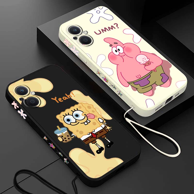 Oppo A78 - Leuke S-SpongeBob S-SquarePants hoesje voor OPPO