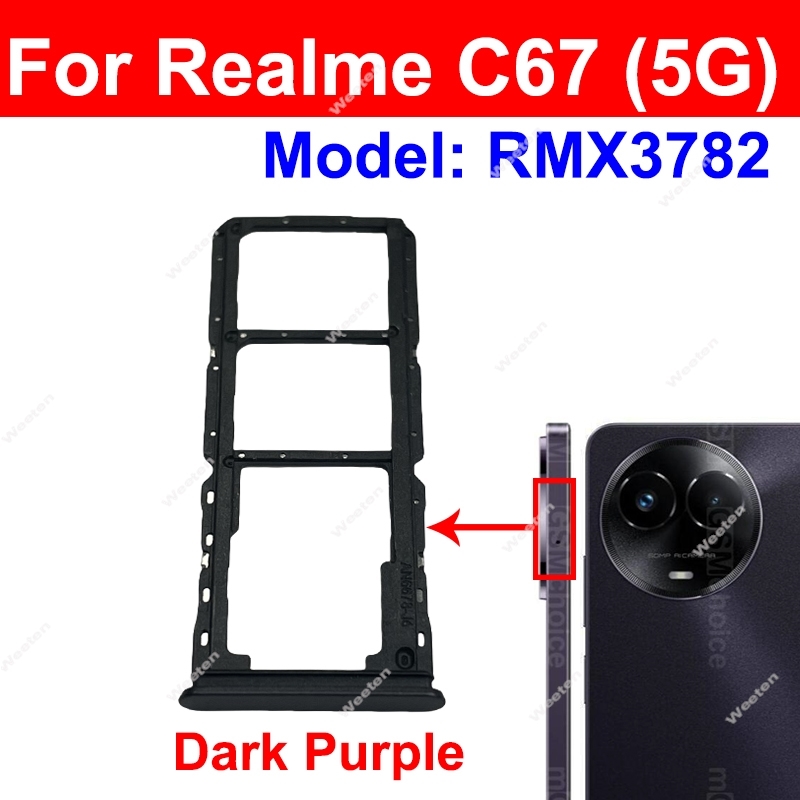 Realme C67 - Simkaartadapter voor Realme C61 C63 C65