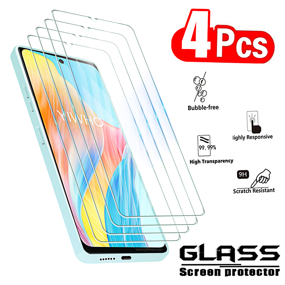 Oppo A78 - 4 stuks gehard glas voor Oppo