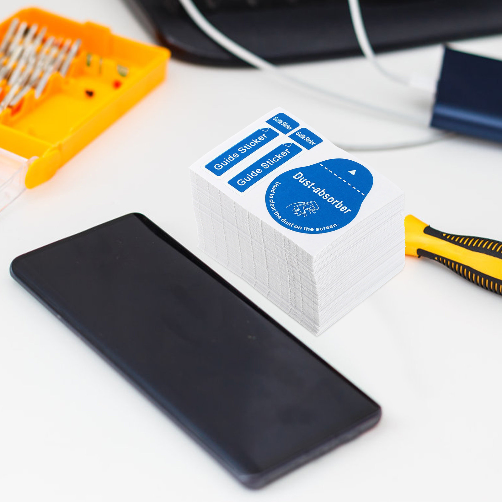 Dust Removal Sticker - 200 stuks stofverwijderingsstickers voor schermen, telefoon,