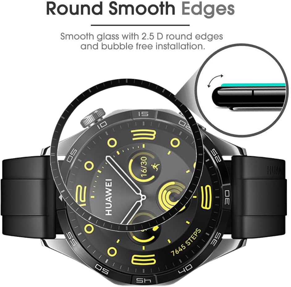 3d Film Voor Huawei Horloge Gt - Curved Edge Screen recensie en prijs