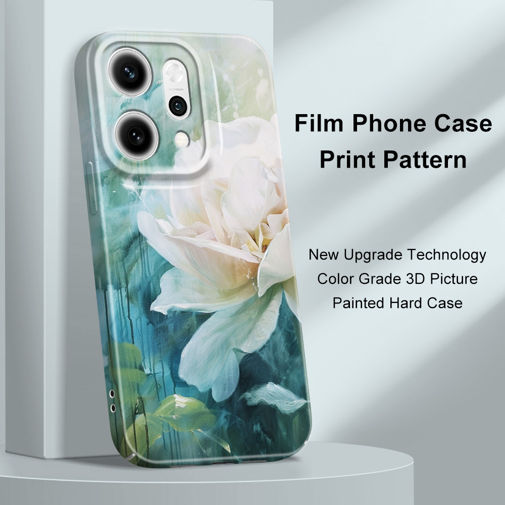 Grote witte bloemen telefoonho - Oppo Reno 12 recensie en prijs