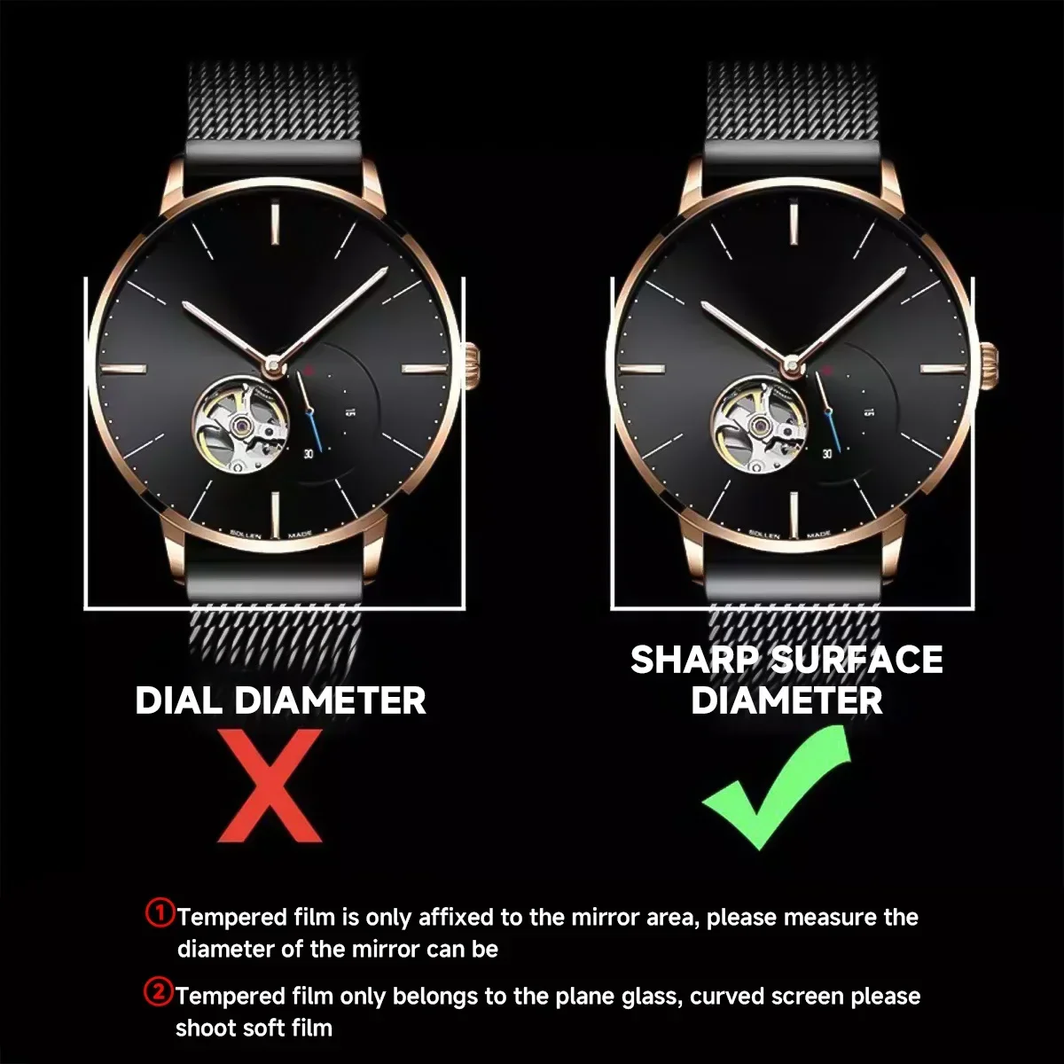 26-46mm Universele Gehard Glas - Smartwatch Screen Film recensie en prijs